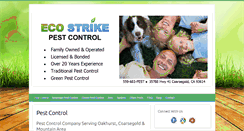 Desktop Screenshot of ecostrikepest.com